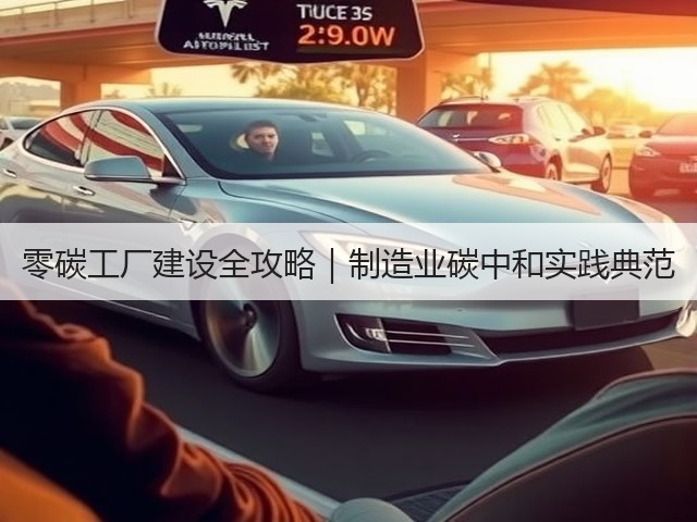 零碳工厂建设全攻略|制造业碳中和实践典范(图1) 零碳工厂建设全攻略|制造业碳中和实践典范(图1)