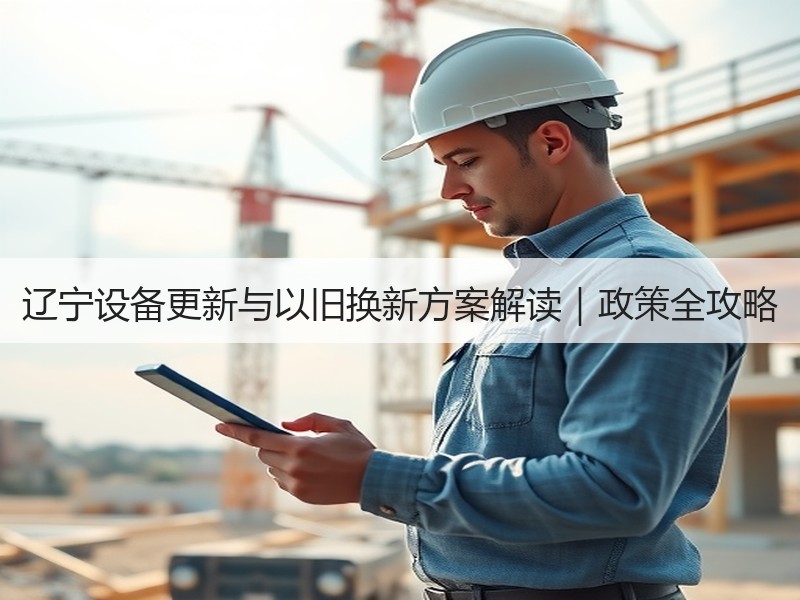 辽宁设备更新与以旧换新方案解读|政策全攻略 辽宁设备更新与以旧换新方案解读|政策全攻略