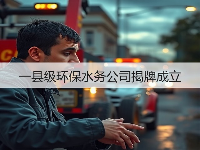 一县级环保水务公司揭牌成立(图1) 一县级环保水务公司揭牌成立(图1)