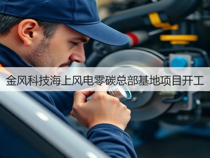 金风科技海上风电零碳总部基地项目开工