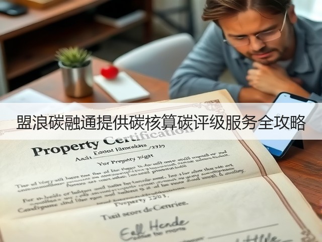 盟浪碳融通提供碳核算碳评级服务全攻略(图1) 盟浪碳融通提供碳核算碳评级服务全攻略(图1)