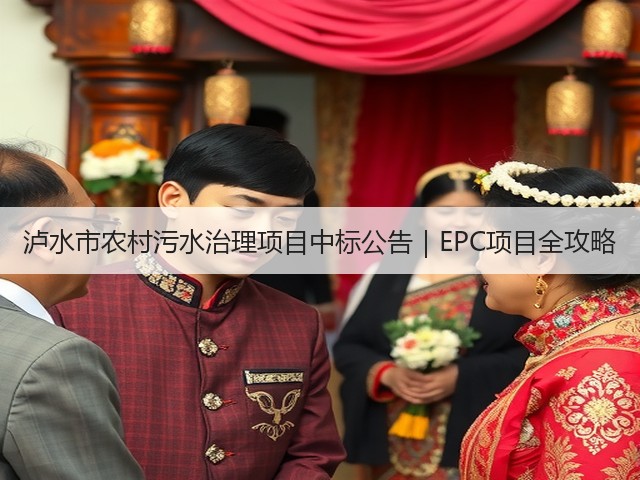 泸水市农村污水治理项目中标公告|EPC项目全攻略(图1) 泸水市农村污水治理项目中标公告|EPC项目全攻略(图1)