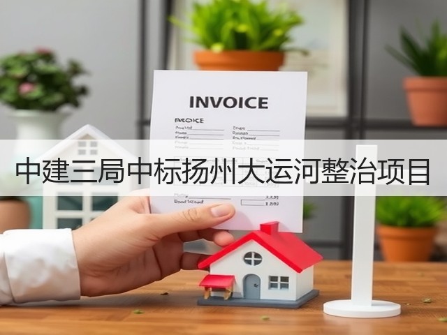 中建三局中标扬州大运河整治项目(图2) 中建三局中标扬州大运河整治项目(图2)