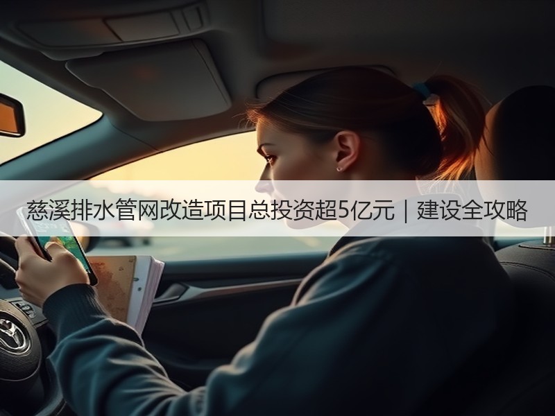 慈溪排水管网改造项目总投资超5亿元|建设全攻略 慈溪排水管网改造项目总投资超5亿元|建设全攻略