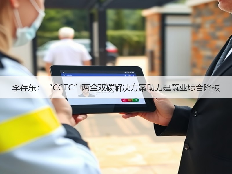 李存东：“CCTC”两全双碳解决方案助力建筑业综合降碳