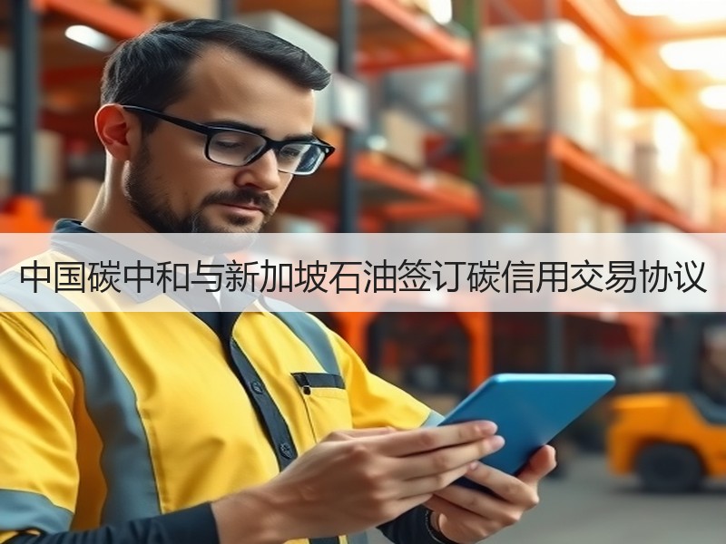 中国碳中和与新加坡石油签订碳信用交易协议