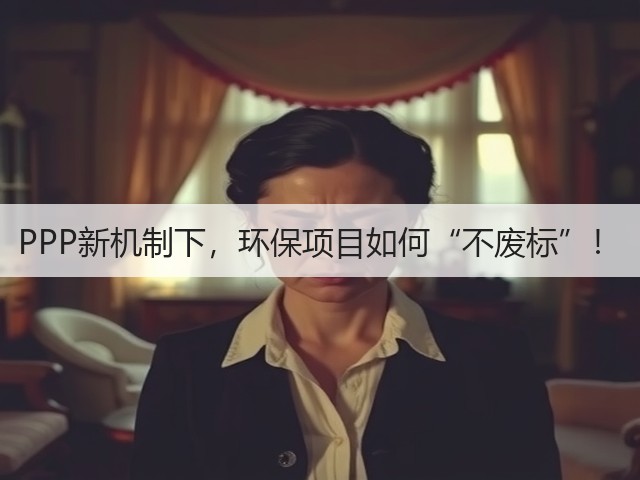 PPP新机制下,环保项目如何“不废标”!(图2) PPP新机制下,环保项目如何“不废标”!(图2)