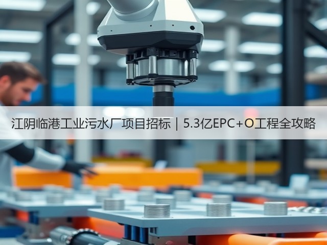 江阴临港工业污水厂项目招标｜5.3亿EPC+O工程全攻略(图2)
