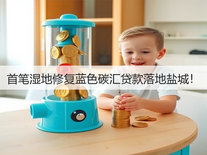 首笔湿地修复蓝色碳汇贷款落地盐城！