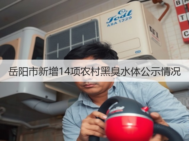 岳阳市新增14项农村黑臭水体公示情况(图1)