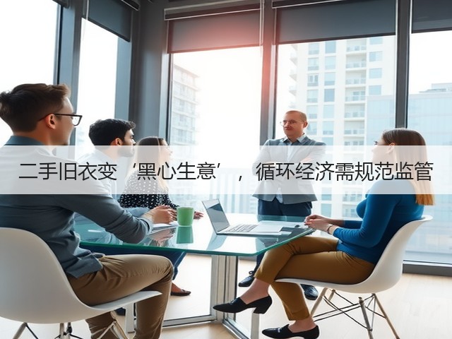 二手旧衣变‘黑心生意’，循环经济需规范监管(图1)