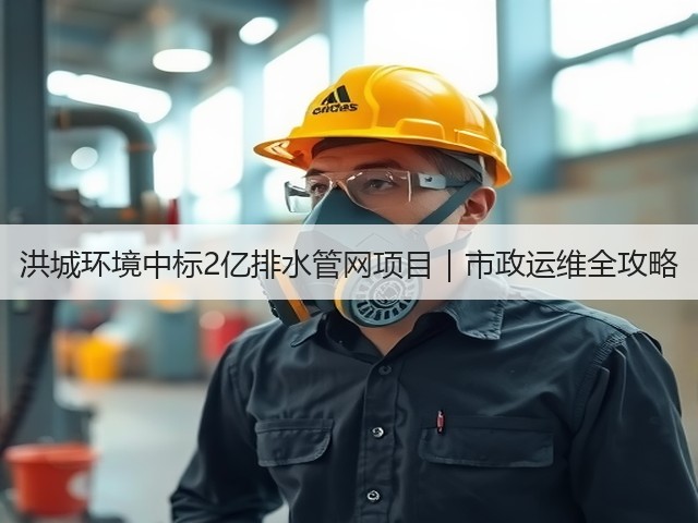 洪城环境中标2亿排水管网项目|市政运维全攻略(图1) 洪城环境中标2亿排水管网项目|市政运维全攻略(图1)