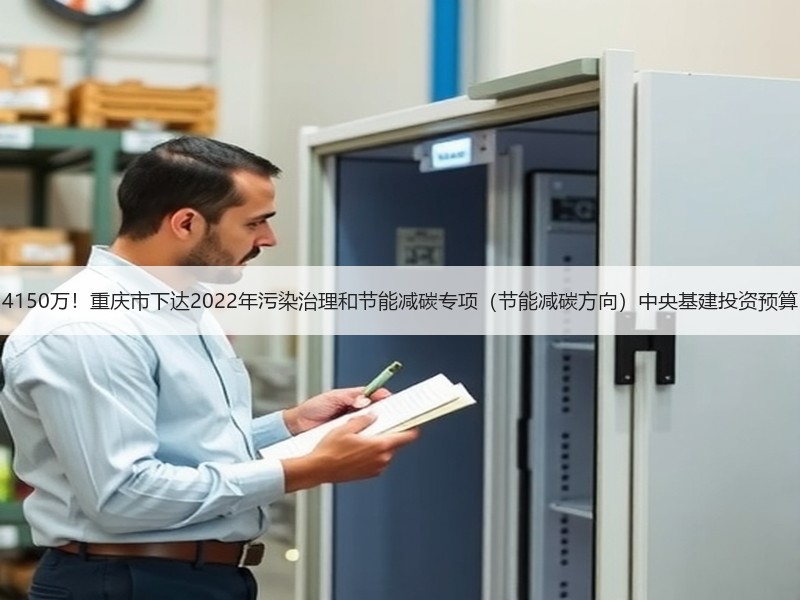 4150万！重庆市下达2022年污染治理和节能减碳专项（节能减碳方向）中央基建投资预算