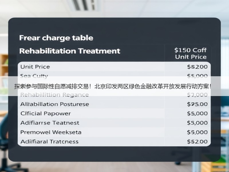 探索参与国际性自愿减排交易！北京印发两区绿色金融改革开放发展行动方案！