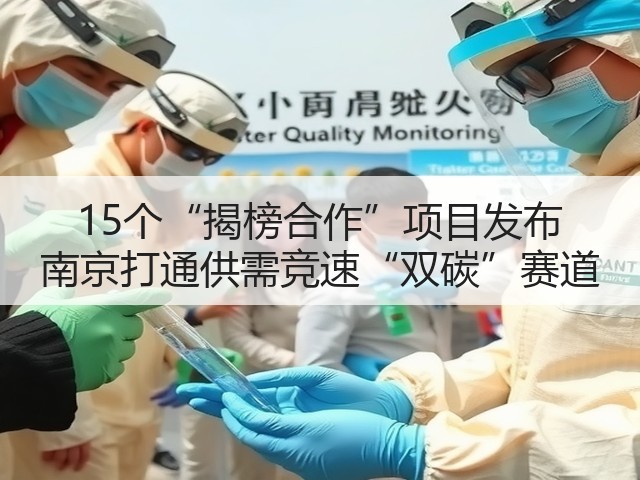 15个“揭榜合作”项目发布 南京打通供需竞速“双碳”赛道(图3) 15个“揭榜合作”项目发布 南京打通供需竞速“双碳”赛道(图3)