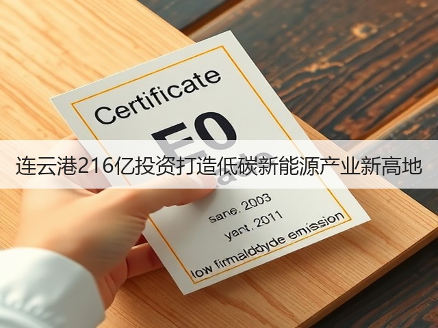 连云港216亿投资打造低碳新能源产业新高地(图3) 连云港216亿投资打造低碳新能源产业新高地(图3)