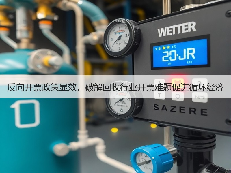 反向开票政策显效，破解回收行业开票难题促进循环经济