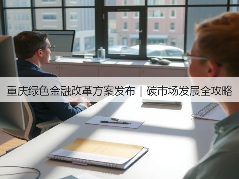 重庆绿色金融改革方案发布|碳市场发展全攻略 重庆绿色金融改革方案发布|碳市场发展全攻略
