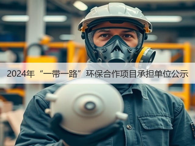 2024年“一带一路”环保合作项目承担单位公示(图2) 2024年“一带一路”环保合作项目承担单位公示(图2)