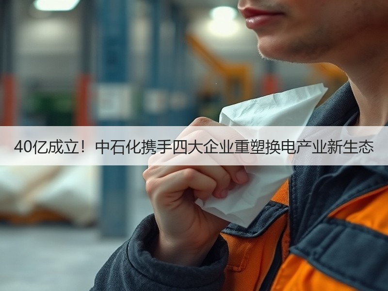 40亿成立!中石化携手四大企业重塑换电产业新生态 40亿成立!中石化携手四大企业重塑换电产业新生态
