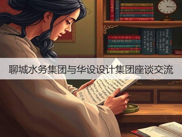 聊城水务集团与华设设计集团座谈交流(图2) 聊城水务集团与华设设计集团座谈交流(图2)
