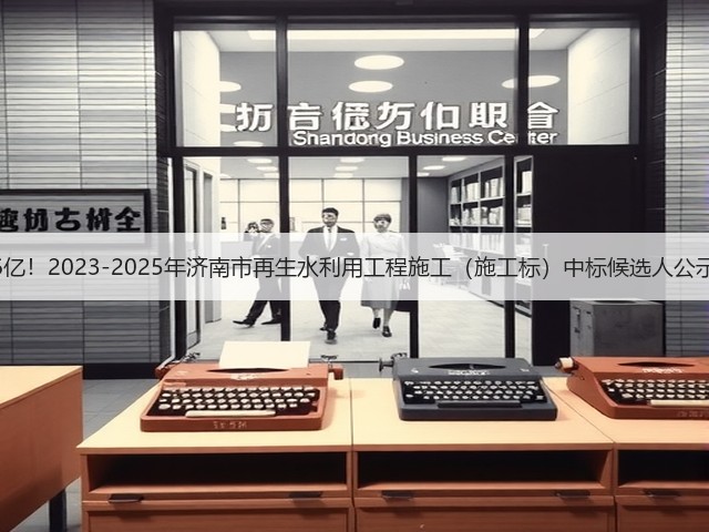近6亿!2023-2025年济南市再生水利用工程施工(施工标)中标候选人公示!(图3) 近6亿!2023-2025年济南市再生水利用工程施工(施工标)中标候选人公示!(图3)
