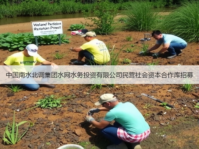 中国南水北调集团水网水务投资有限公司民营社会资本合作库招募