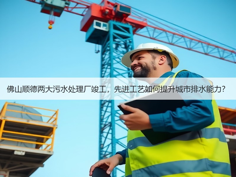 佛山顺德两大污水处理厂竣工,先进工艺如何提升城市排水能力? 佛山顺德两大污水处理厂竣工,先进工艺如何提升城市排水能力?