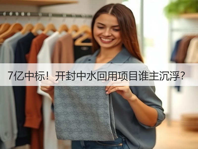 7亿中标!开封中水回用项目谁主沉浮? 7亿中标!开封中水回用项目谁主沉浮?