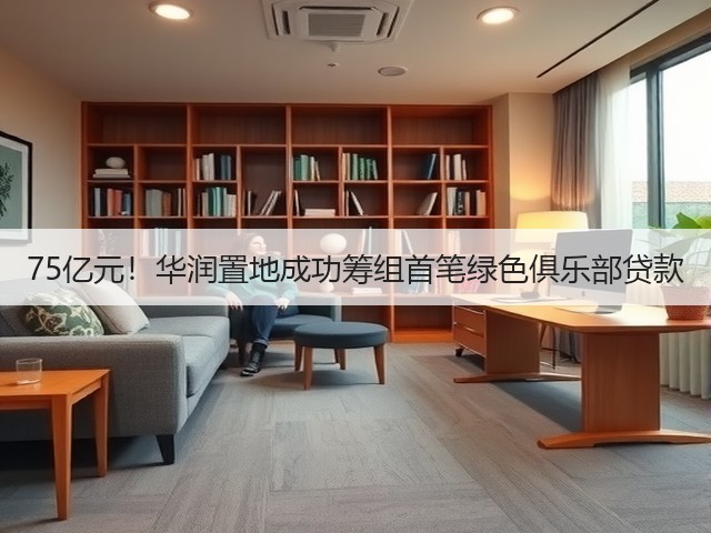 75亿元!华润置地成功筹组首笔绿色俱乐部贷款(图1) 75亿元!华润置地成功筹组首笔绿色俱乐部贷款(图1)