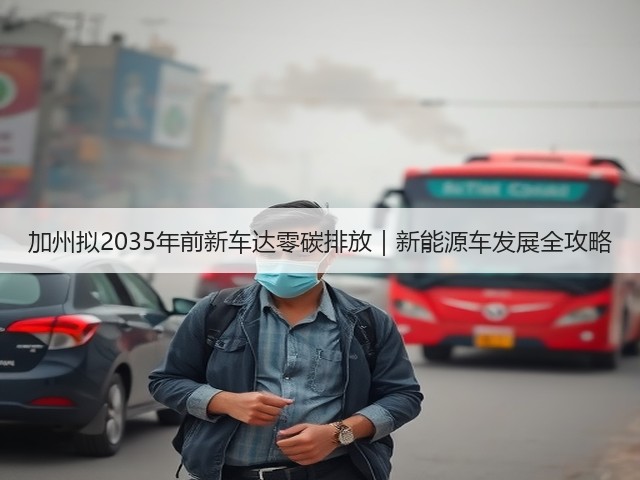 加州拟2035年前新车达零碳排放|新能源车发展全攻略(图1) 加州拟2035年前新车达零碳排放|新能源车发展全攻略(图1)