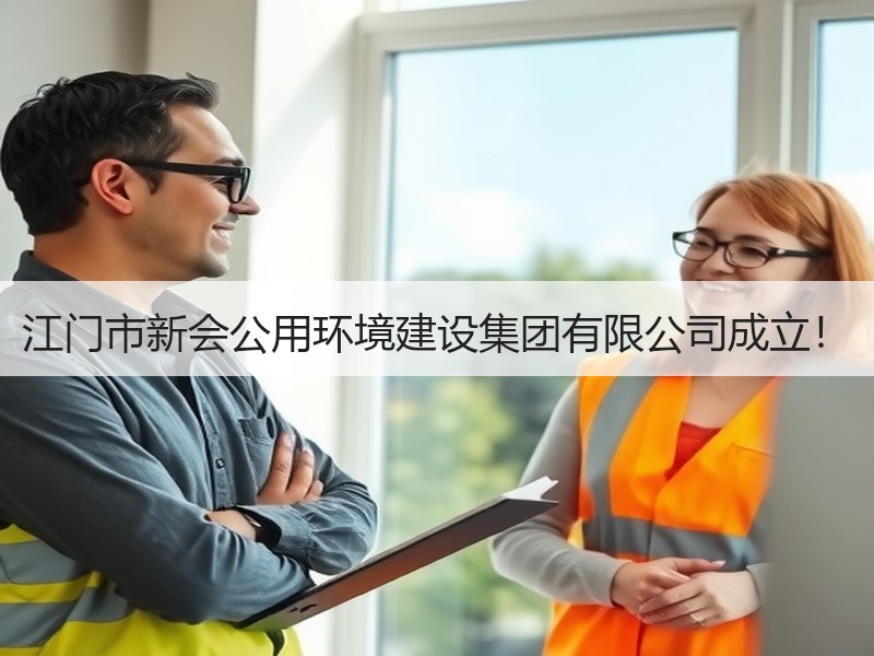 江门市新会公用环境建设集团有限公司成立！