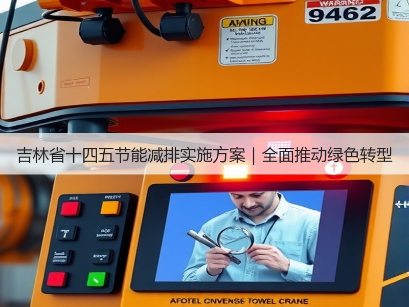 吉林省十四五节能减排实施方案|全面推动绿色转型 吉林省十四五节能减排实施方案|全面推动绿色转型