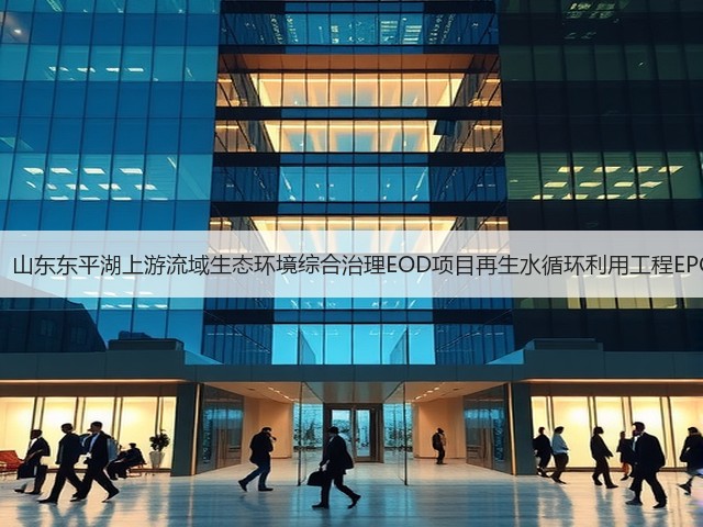 1.69亿！山东东平湖上游流域生态环境综合治理EOD项目再生水循环利用工程EPC开标！(图2)