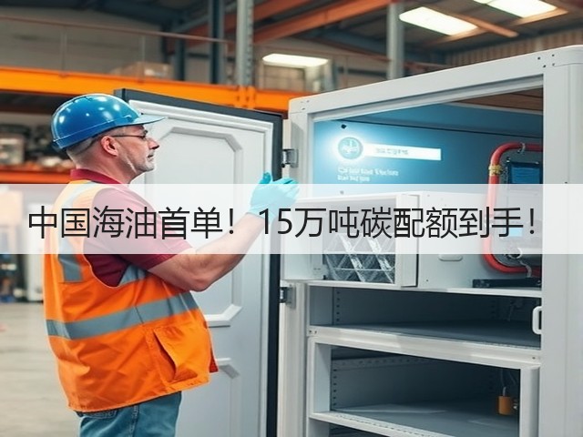 中国海油首单!15万吨碳配额到手!(图3) 中国海油首单!15万吨碳配额到手!(图3)
