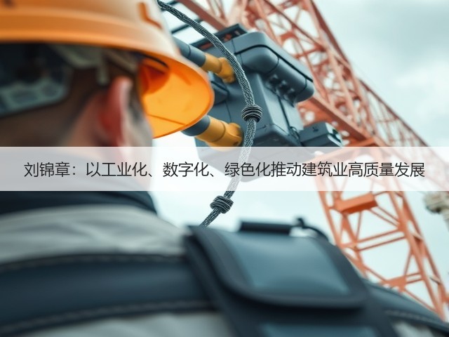 刘锦章:以工业化、数字化、绿色化推动建筑业高质量发展(图2) 刘锦章:以工业化、数字化、绿色化推动建筑业高质量发展(图2)
