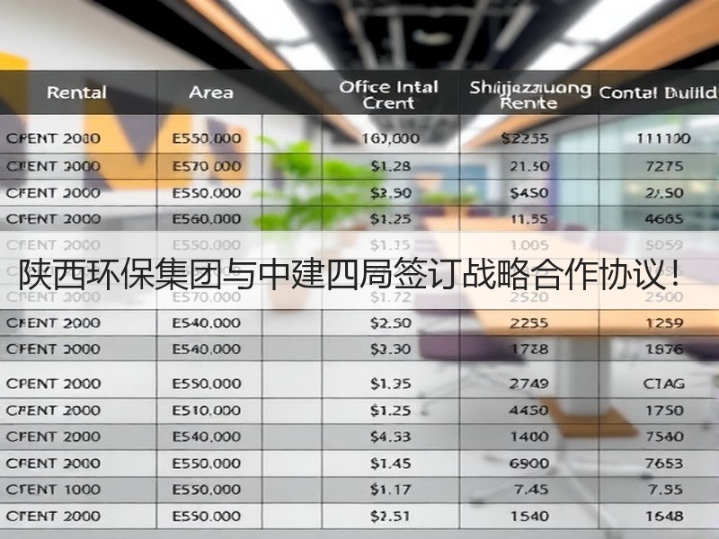 陕西环保集团与中建四局签订战略合作协议！