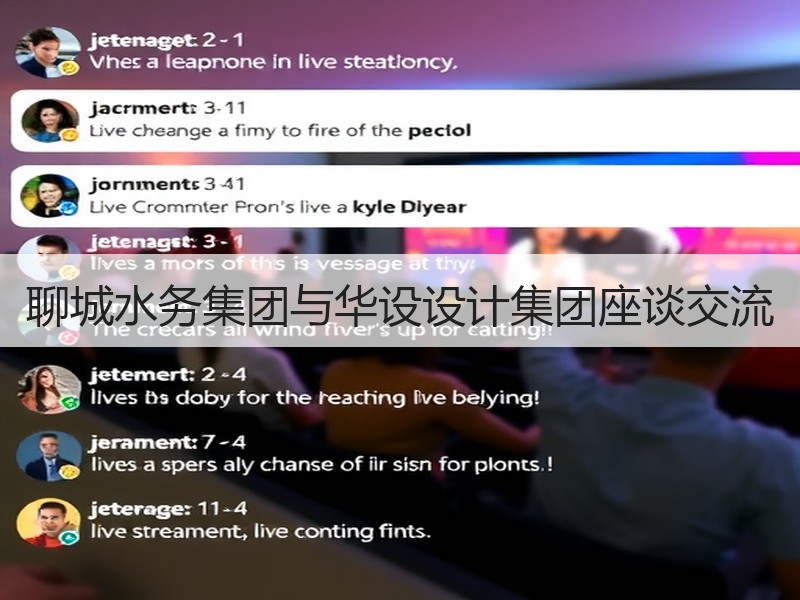 聊城水务集团与华设设计集团座谈交流
