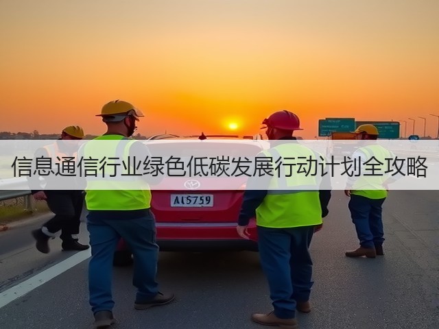 信息通信行业绿色低碳发展行动计划全攻略(图2) 信息通信行业绿色低碳发展行动计划全攻略(图2)