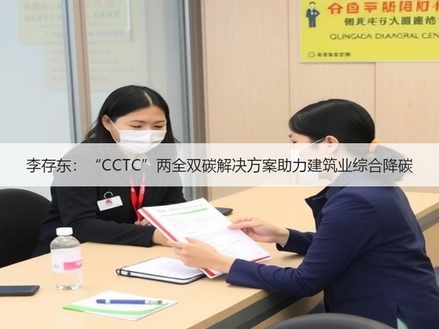 李存东:“CCTC”两全双碳解决方案助力建筑业综合降碳(图2) 李存东:“CCTC”两全双碳解决方案助力建筑业综合降碳(图2)