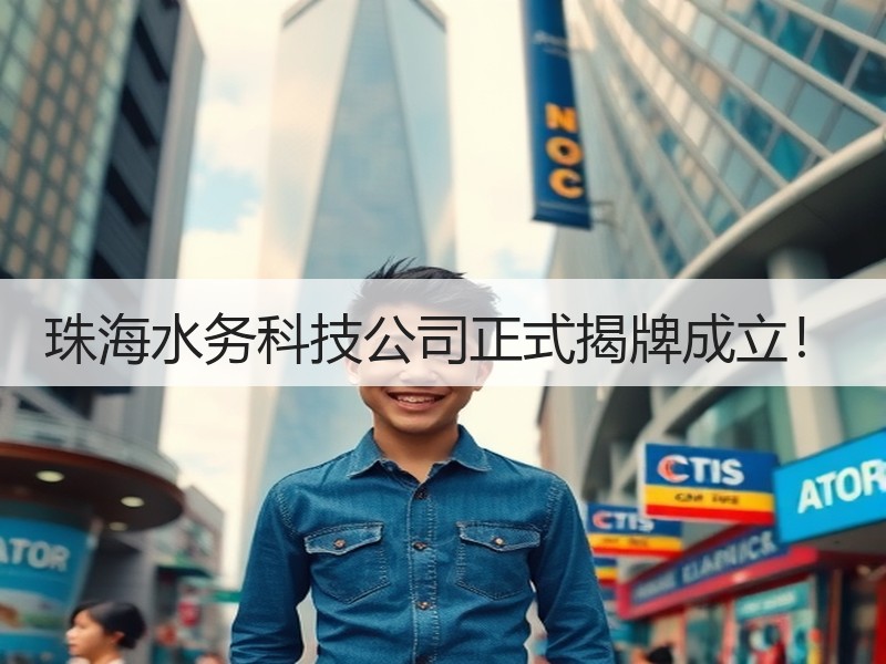 珠海水务科技公司正式揭牌成立！