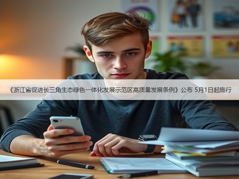 《浙江省促进长三角生态绿色一体化发展示范区高质量发展条例》公布 5月1日起施行