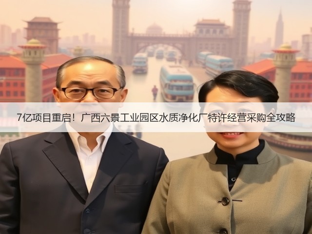 7亿项目重启！广西六景工业园区水质净化厂特许经营采购全攻略(图3)