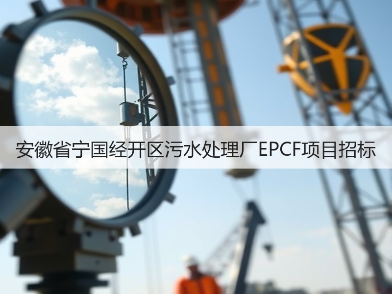 安徽省宁国经开区污水处理厂EPCF项目招标 安徽省宁国经开区污水处理厂EPCF项目招标