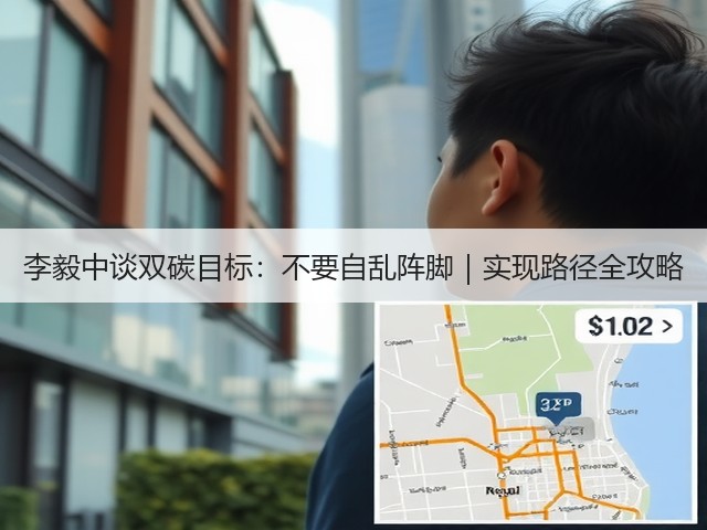 李毅中谈双碳目标:不要自乱阵脚|实现路径全攻略(图1) 李毅中谈双碳目标:不要自乱阵脚|实现路径全攻略(图1)