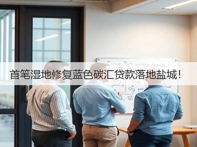 首笔湿地修复蓝色碳汇贷款落地盐城!(图1) 首笔湿地修复蓝色碳汇贷款落地盐城!(图1)
