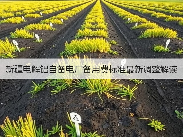 新疆电解铝自备电厂备用费标准最新调整解读(图1) 新疆电解铝自备电厂备用费标准最新调整解读(图1)