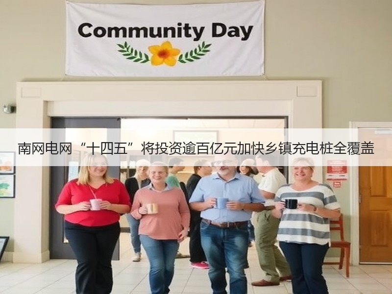 南网电网“十四五”将投资逾百亿元加快乡镇充电桩全覆盖
