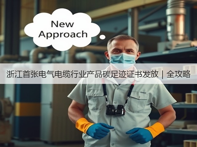 浙江首张电气电缆行业产品碳足迹证书发放｜全攻略(图3)