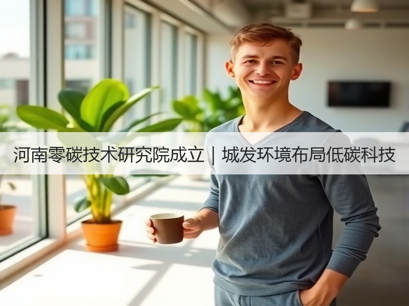 河南零碳技术研究院成立|城发环境布局低碳科技 河南零碳技术研究院成立|城发环境布局低碳科技
